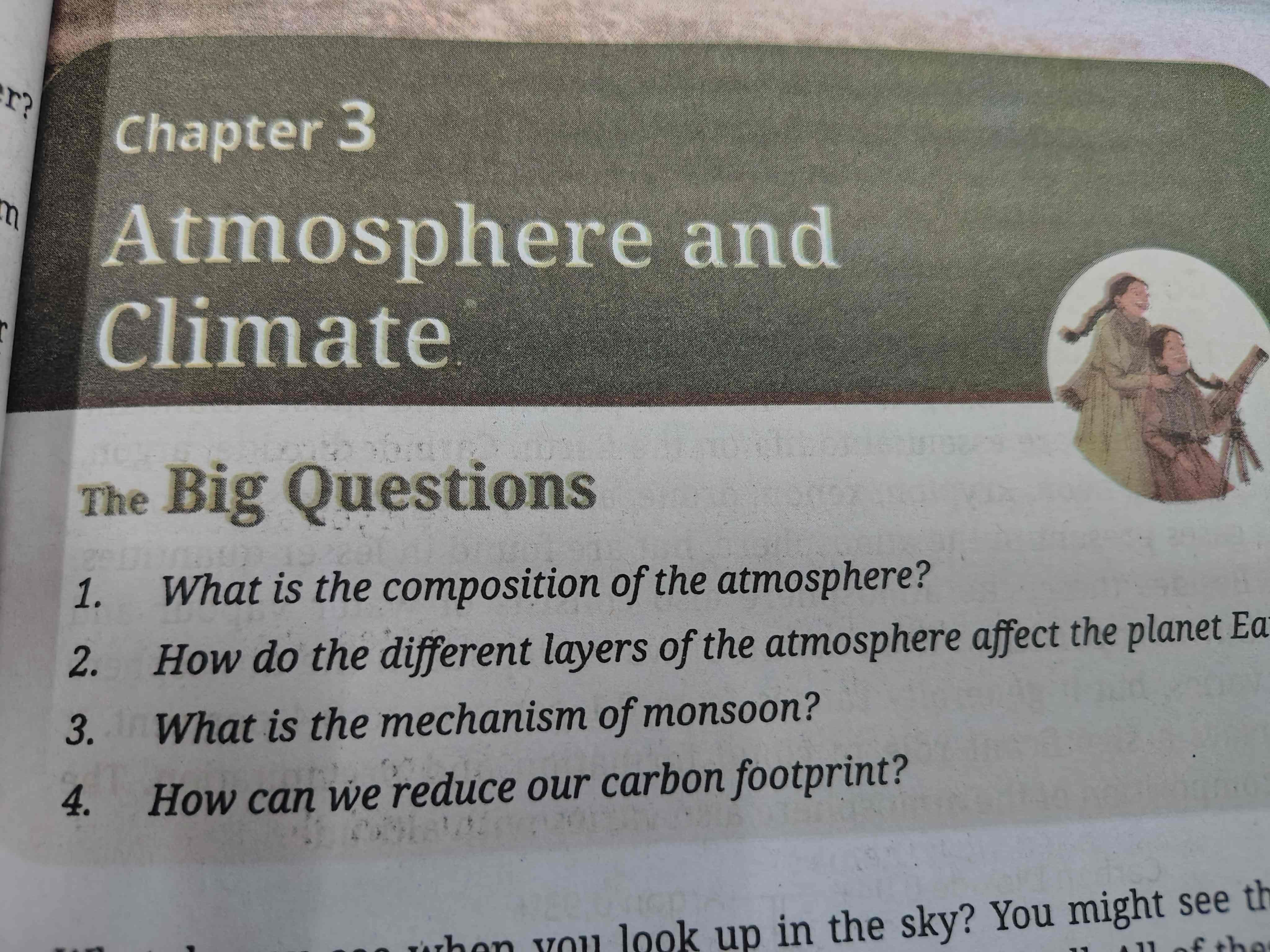 Class 9 SST Understanding Society india and beyond Chapter 3 Atmosphere and Climate Excercise